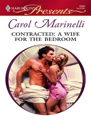 cover image of Contracted: A Wife for the Bedroom